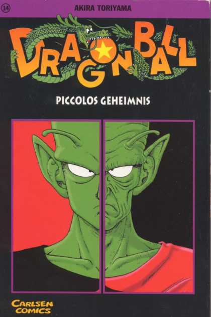 Dragonball 17 - Akira Toriyama - Piccolos Geheimnis - Original Cover Art - Carslen Comics - Greenish Face