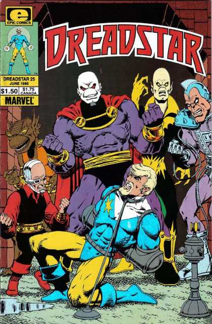 Dreadstar 25 - Marvel Comics - Monsters - Hero - Captivity - Dragon - Jim Starlin