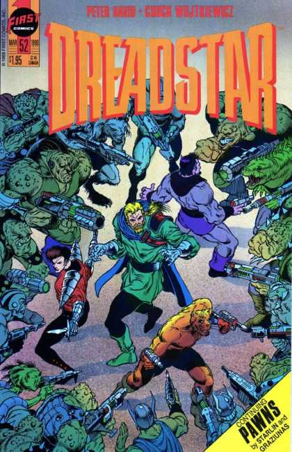 Dreadstar 52 - Monster - Hero - Gun - Shoot - Scared