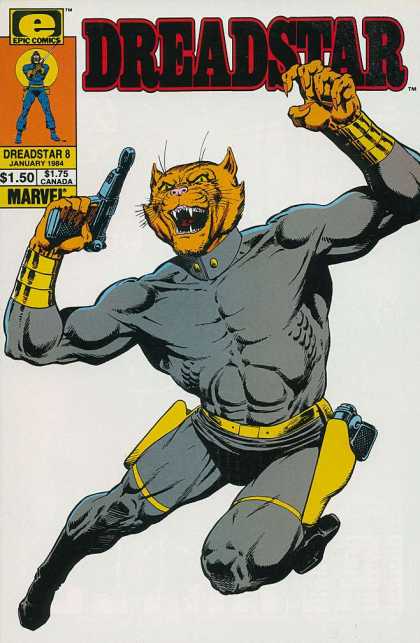 Dreadstar 8 - Marvel - Science Fiction - Action - Catman - Epic - Jim Starlin