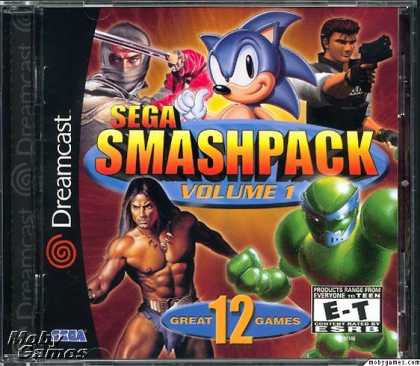 Dreamcast Games - Sega Smash Pack: Volume 1