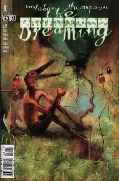 Dreaming 14 - Vertigo - Terry Lahan - Jill Thomson - Raven - Grass - Dave McKean