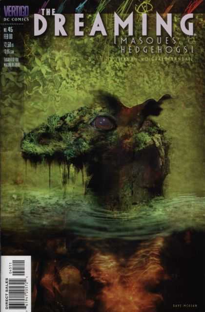 Dreaming 45 - Vertigo Dc Comics - Imasques Hedfehogsi - Black Eye - Moss - Water - Dave McKean