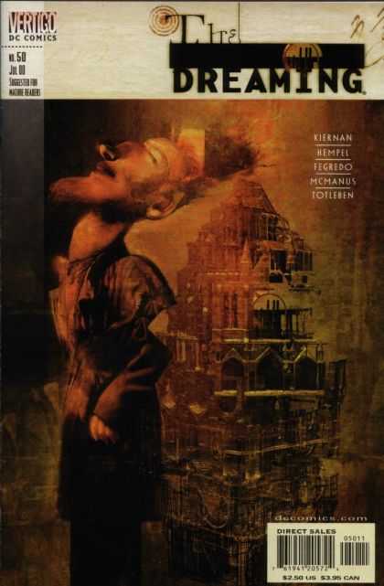 Dreaming 50 - Big Head - House - Sleeping - Black - Body - Dave McKean