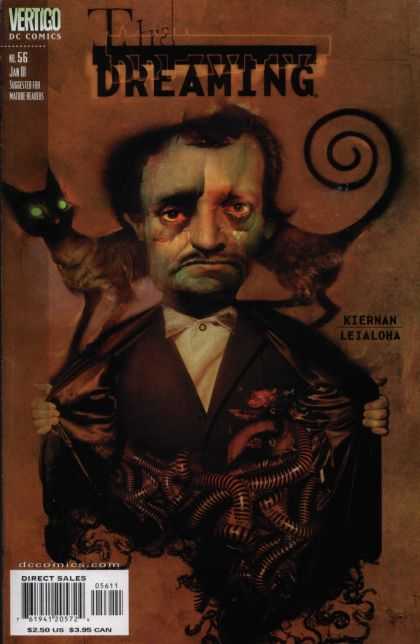 Dreaming 56 - Vertigo - Dc Comics - Kiernan Leialoha - Cat - Man - Dave McKean