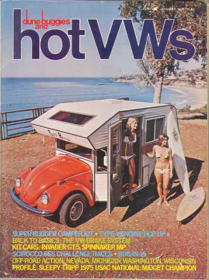 Dune Buggies and Hot VWs - January 1976