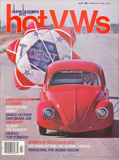 Dune Buggies and Hot VWs - February 1976