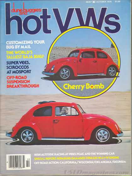 Dune Buggies and Hot VWs - October 1976