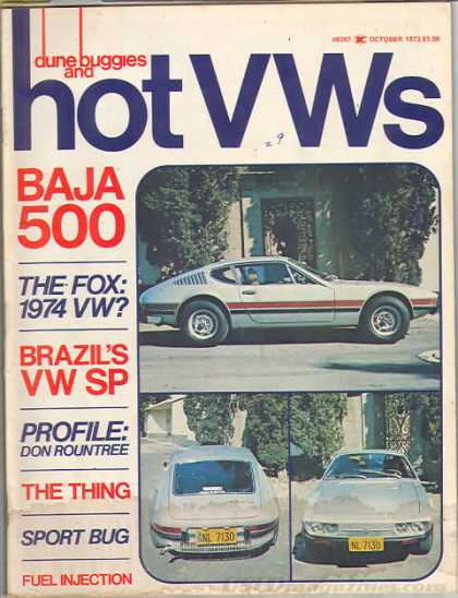 Dune Buggies and Hot VWs - October 1973