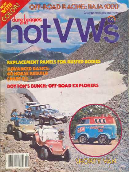 Dune Buggies and Hot VWs - February 1977