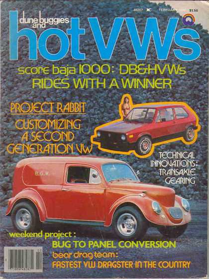 Dune Buggies and Hot VWs - February 1978