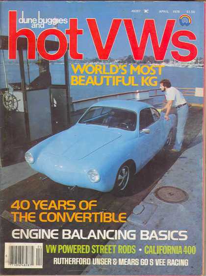 Dune Buggies and Hot VWs - April 1978