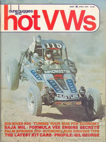 Dune Buggies and Hot VWs - April 1974