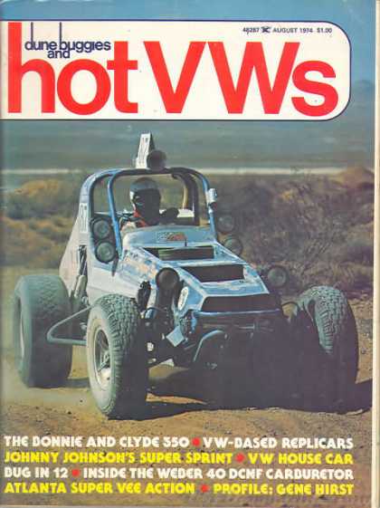 Dune Buggies and Hot VWs - August 1974
