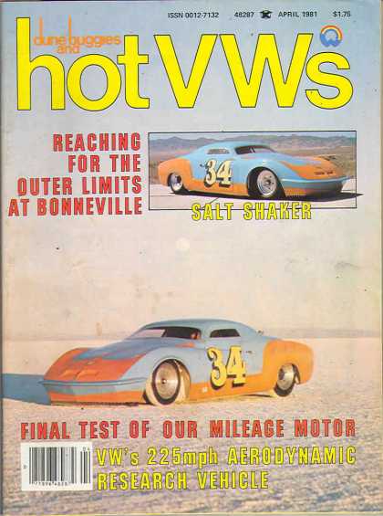 Dune Buggies and Hot VWs - April 1981
