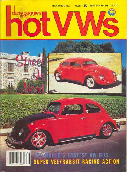 Dune Buggies and Hot VWs - September 1981