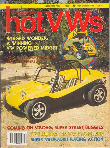 Dune Buggies and Hot VWs - December 1981