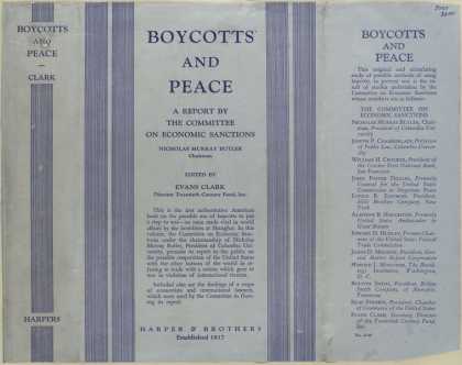 Dust Jackets - Boycotts and peace a rep