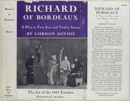 Dust Jackets - Richard of Bordeaux, a pl