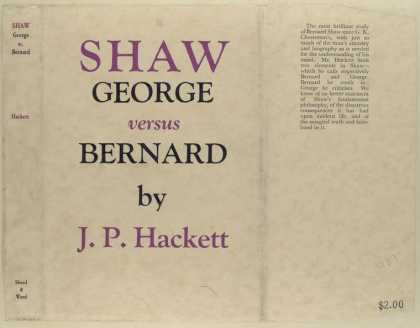 Dust Jackets - Shaw, George versus Berna