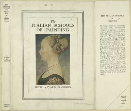 Dust Jackets - The Italian schools of pa
