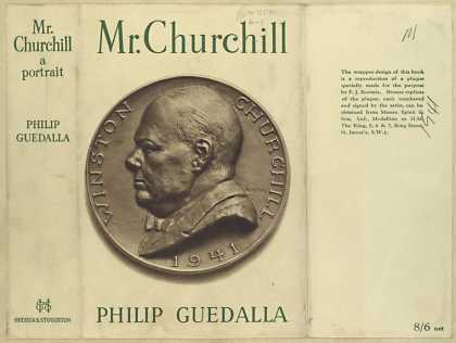 Dust Jackets - Mr. Churchill, a portrait