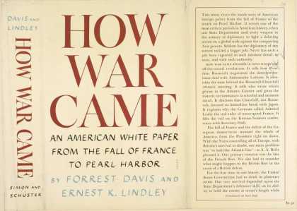 Dust Jackets - How war came, an American