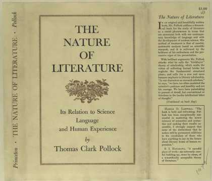 Dust Jackets - The nature of literature,