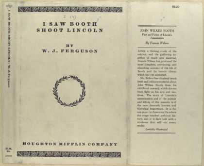 Dust Jackets - I saw Booth shoot Lincoln