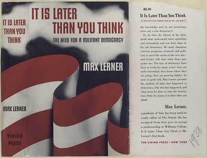 Dust Jackets - It is later than you thin