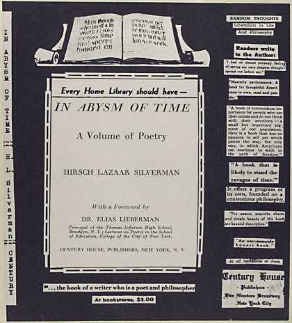 Dust Jackets - In abysm of time : a vol