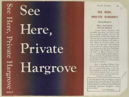 Dust Jackets - See here, Private Hargrov