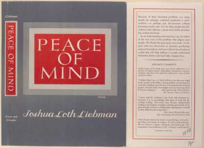 Dust Jackets - Peace of Mind.