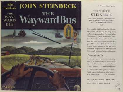 Dust Jackets - The Wayward Bus, by John