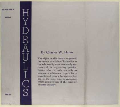 Dust Jackets - Hydraulics, by Charles W.