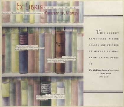 Dust Jackets - Ex libris : a small antho