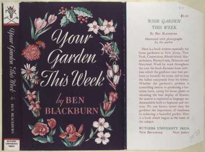 Dust Jackets - Your garden this week.