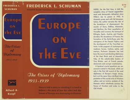 Dust Jackets - Europe on the eve the cr