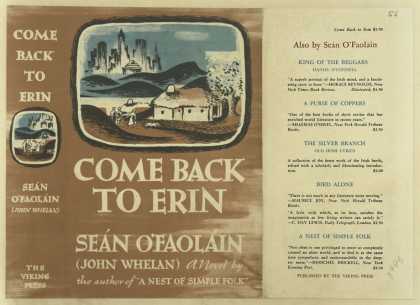 Dust Jackets - Come back to Erin.