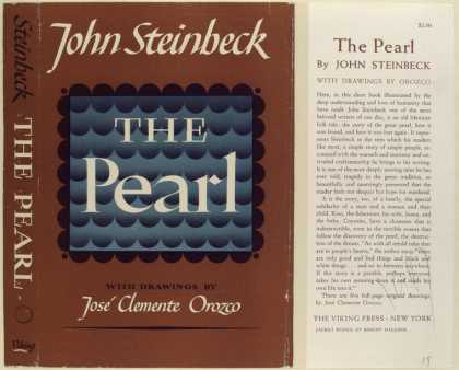 Dust Jackets - The Pearl, by John Steinb