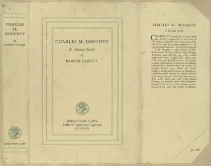 Dust Jackets - Charles M. Doughty : a cr