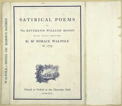Dust Jackets - Satirical poems of the re