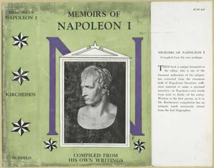 Dust Jackets - Memoirs of Napoleon I, co