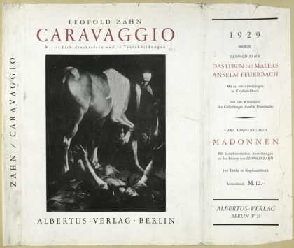 Dust Jackets - Caravaggio mit 44 Lichtd