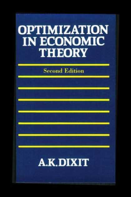 Economics Books - Optimization in Economic Theory