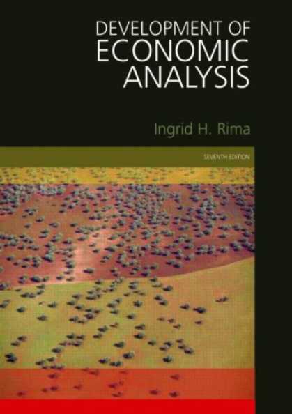 Economics Books - Development of Economic Analysis 7e