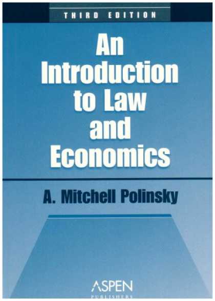 Economics Books - An Introduction to Law and Economics (Coursebook Series)