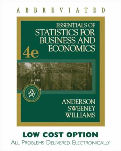 Economics Books - Essentials of Statistics for Business and Economics, Abbreviated Edition (with H