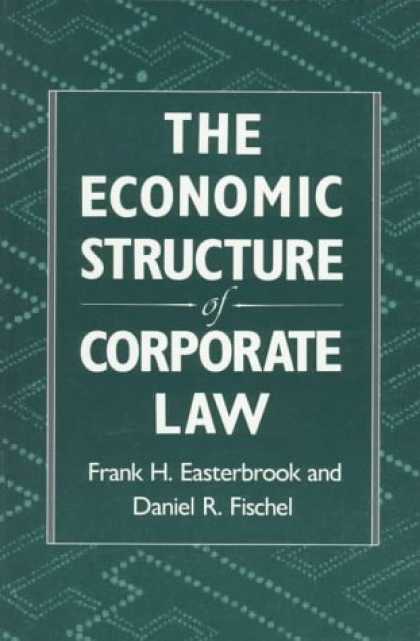 Economics Books - The Economic Structure of Corporate Law