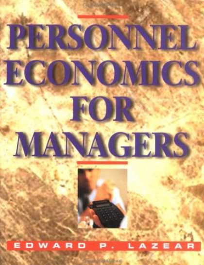 Economics Books - Personnel Economics for Managers